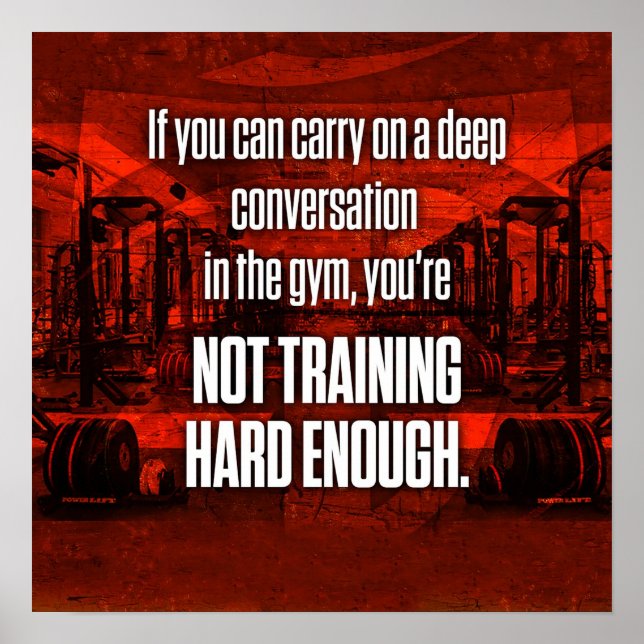 Poster de Motivação do Workout (Frente)