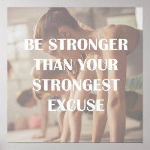 Poster de Motivação do Workout