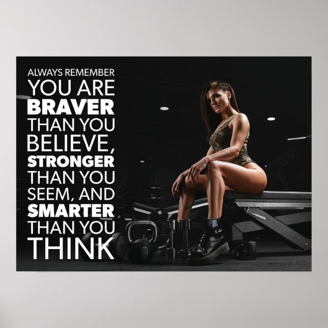 Poster de Motivação do Workout (Frente)