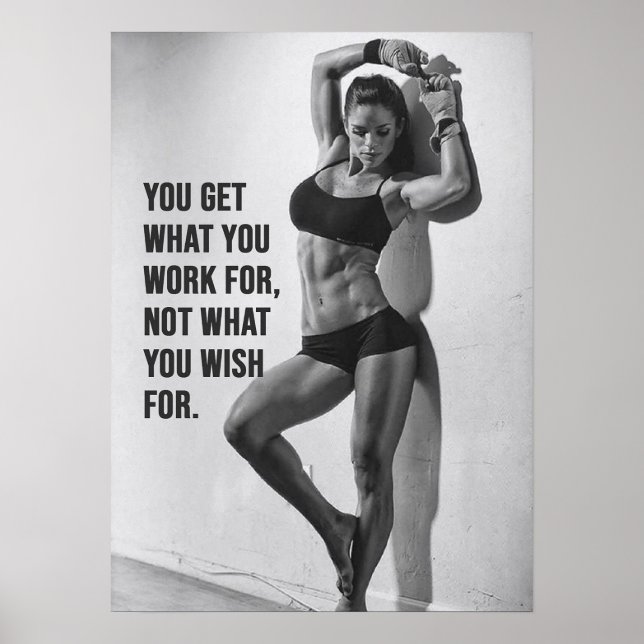 Poster de Motivação do Workout (Frente)