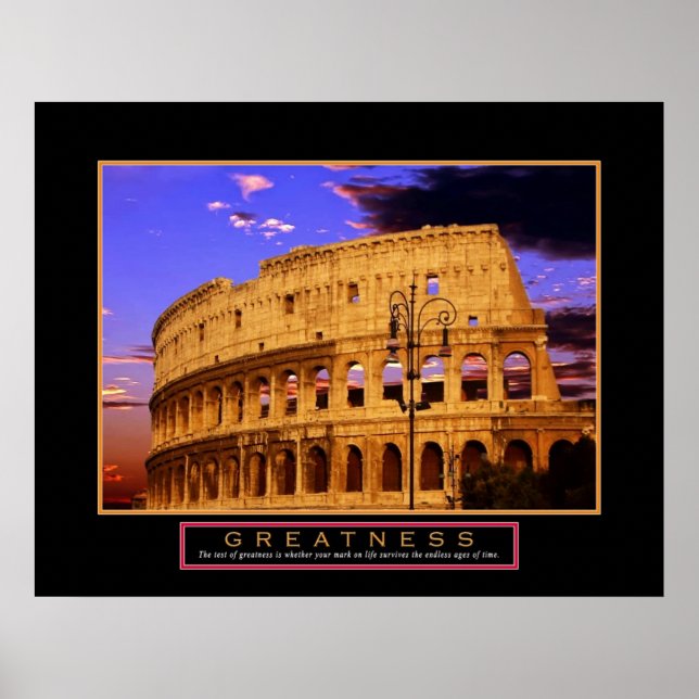 Poster de motivação "Grande" 22x28 (Frente)