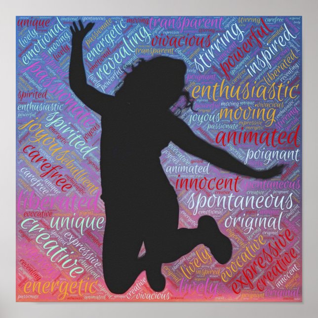 Poster de Motivação Inspiração de Entusiasmo (Frente)