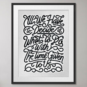 Poster de Motivação Minimalista com Cotação