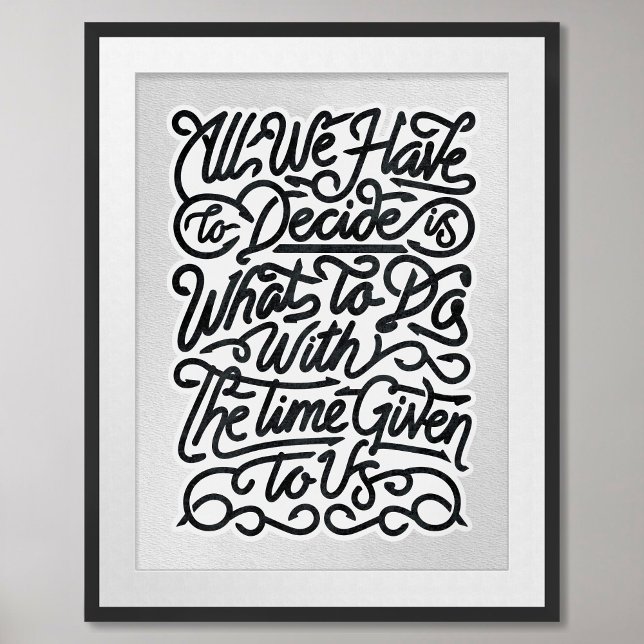 Poster de Motivação Minimalista com Cotação (Criador carregado)