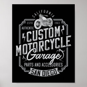 Poster de motocicleta