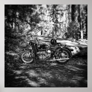 Poster de motocicleta BMW