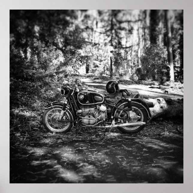 Poster de motocicleta BMW (Frente)