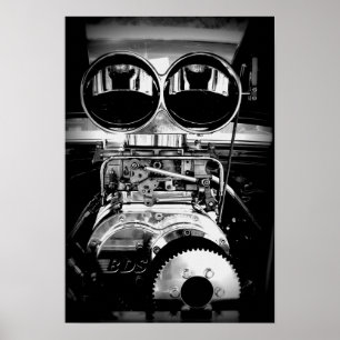 Poster de motor soprado