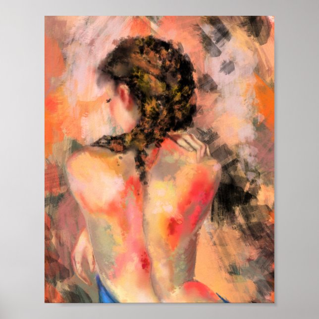 Poster de Mulher Corpo de Arte (Frente)