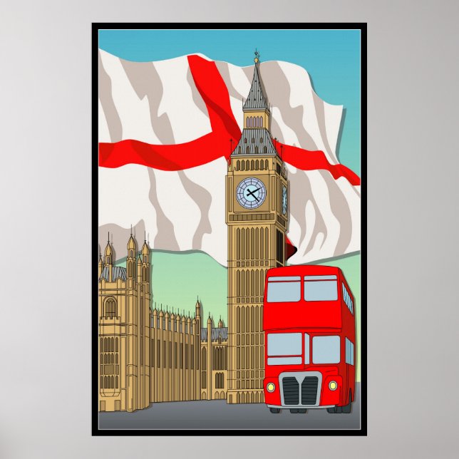 Poster de Muro de Arte de Londres/Impressão de Fra (Frente)