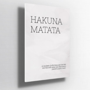 Poster de Muro de Autoamor de Hakuna Matata