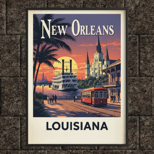 poster de Muro de Nova Orleans, 1960