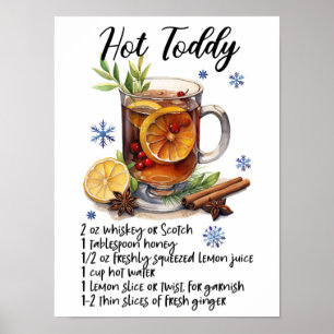 Poster de Muro de Recipsão de Hot Toddy