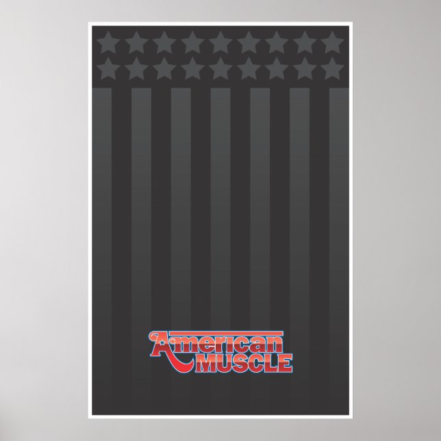 Poster de Musculatura Americana (Frente)