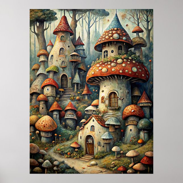 Poster de Mushroom House (Frente)