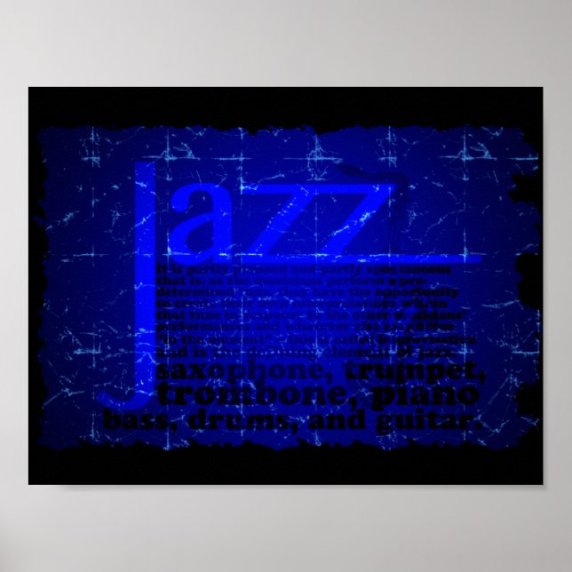 Poster de Música Jazz (Frente)