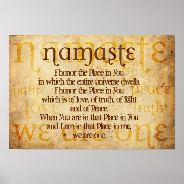 Poster de Namaste (Frente)