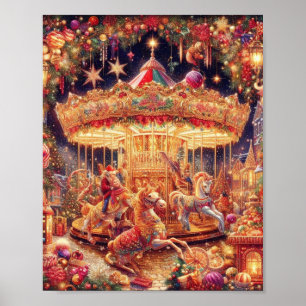 poster de 'Natal Carousel Joy'