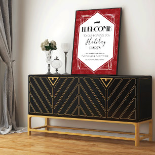 Poster de Natal de 20s em roaming