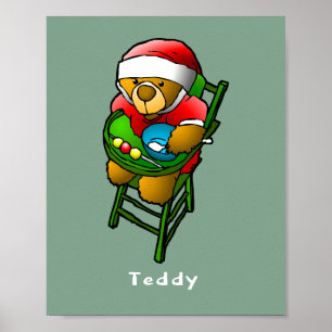 Poster de Natal do Papai noel