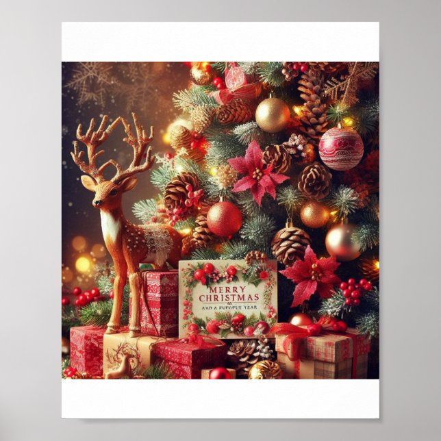 Poster de Natal Feliz (Frente)
