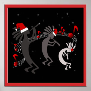Poster de Natal Kokopelli