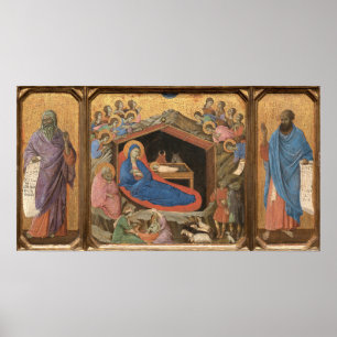 Poster de Natividade Duccio di Buoninsegna Fine Ar