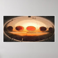 Poster de nave espacial
