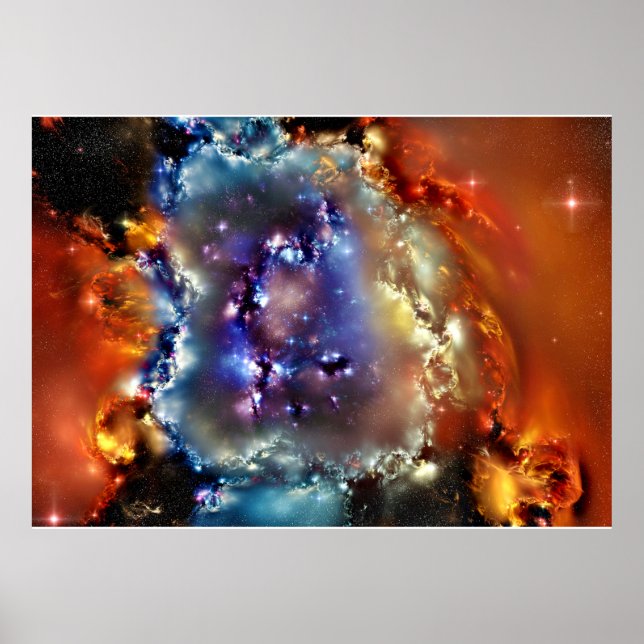 Poster DE NEBULA ESPACIAL (Frente)