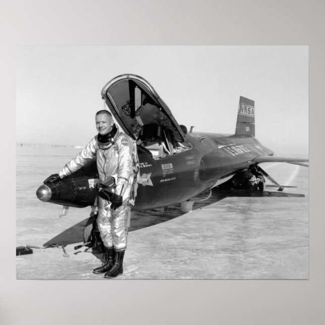 Poster de Neil Armstrong X-15 16"x20" (Frente)