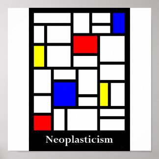 poster de neoplasticismo