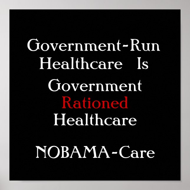 poster de nobamacare (Frente)