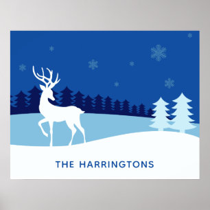 poster de nome personalizado de ilustração de re