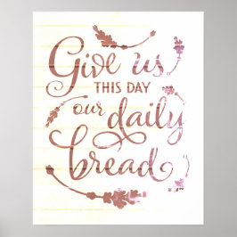 Poster Dê-Nos Este Dia