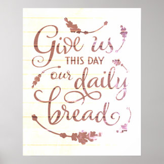 Poster Dê-Nos Este Dia