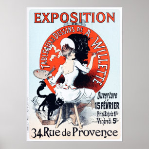 Poster de Nouveau da arte da exposição de Jules