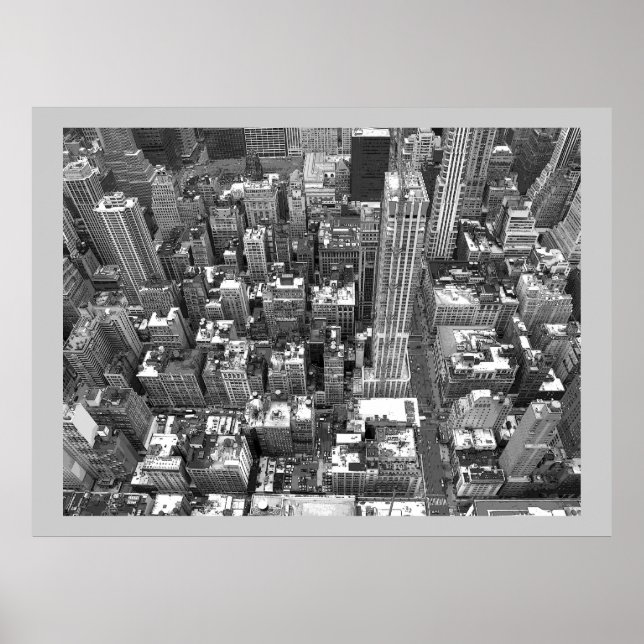 Poster de Nova Iorque, Nova Iorque, Manhattan (Frente)