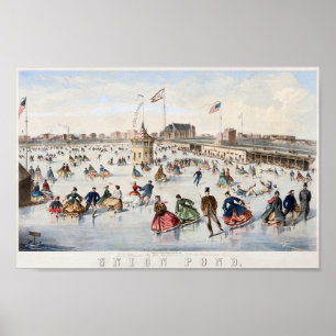 Poster de Nova Iorque Union Pond