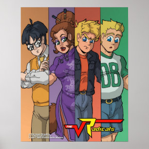 Poster De "o cano principal de 16x20 dos bares cor" dos