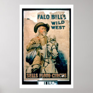 Póster De "o oeste selvagem Buffalo Bill", circo de Floto