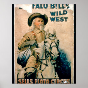 Póster De "o oeste selvagem Buffalo Bill", circo de Floto