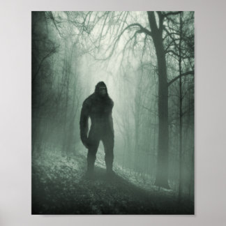 Poster de Observador Silencioso Bigfoot / Sasquatc
