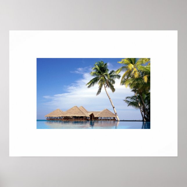 Poster de oceano tropical (Frente)