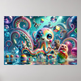 Poster de Octopus de Candyland Shapeshifhifage
