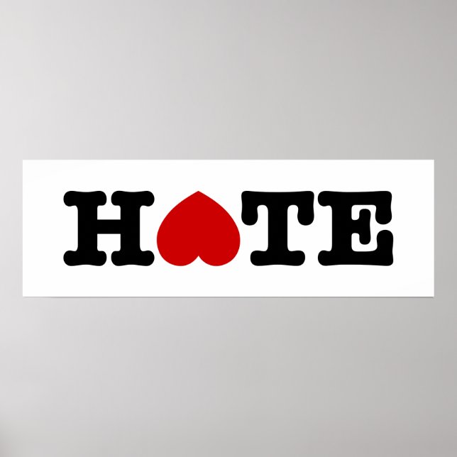 Poster DE ÓDIO (Frente)