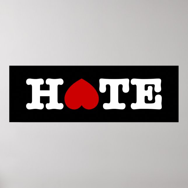 Poster DE ÓDIO (Frente)