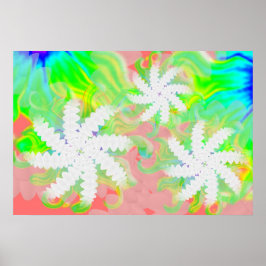 Poster de Odontologia de Sorriso de Dentes Corados