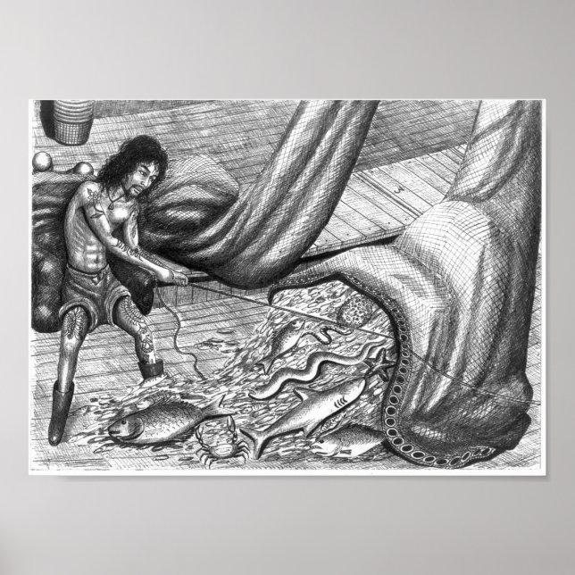 Poster de Olho morto de Vannak e Rede de Peixes (Frente)