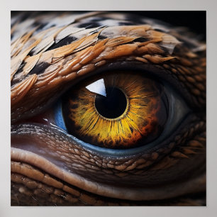 Poster de Olhos do Velociraptor em Mesmerização -