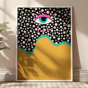 Poster de Olhos Funky Mau
